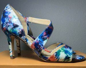 UNISA Women’s Open Toe High Heels Dress Sandals 6.5 M Floral